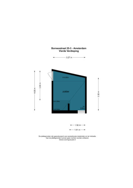 borneostraat 25 3, amsterdam – plattegrond 2