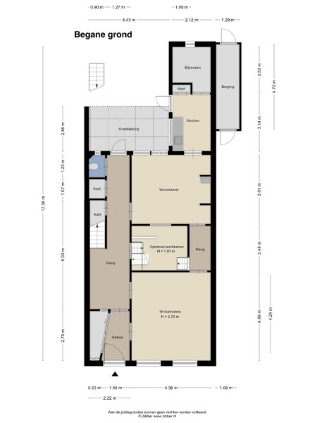 zijlweg 47, haarlem – plattegrond