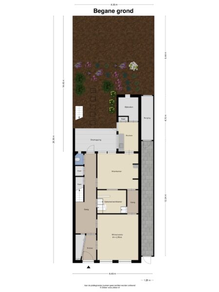 zijlweg 47, haarlem – plattegrond 2