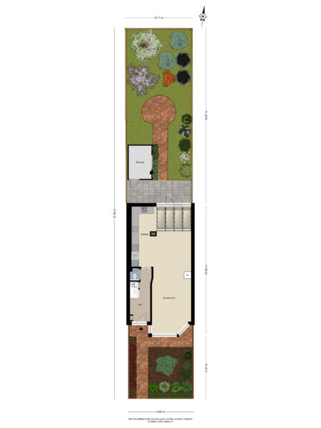 p.c. hooftlaan 29, driehuis nh – plattegrond