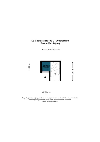 da costastraat 102 2, amsterdam – plattegrond 2