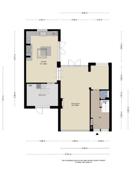 roos en beeklaan 27, santpoort noord – plattegrond 2