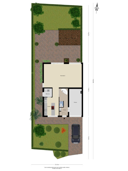 park oosterspaarn 36, haarlem – plattegrond 2