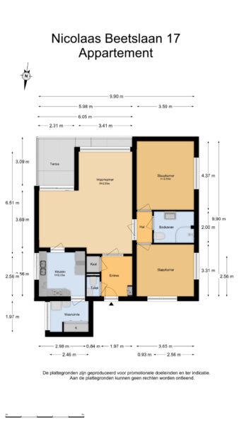 nicolaas beetslaan 17, aerdenhout – plattegrond 3