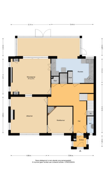 oranjeplein 1, haarlem – plattegrond 2