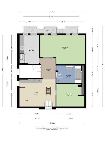 hazepaterslaan 8, haarlem – plattegrond 6