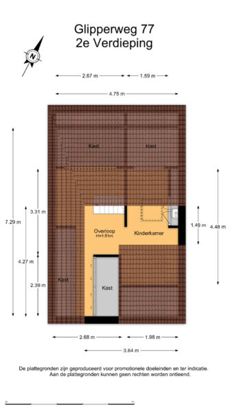 glipperweg 77, heemstede – plattegrond 6