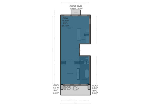 eerste hugo de grootstraat 1 1, amsterdam – plattegrond