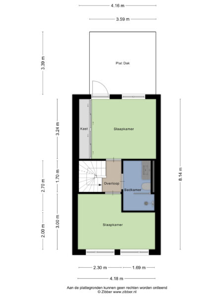 Second-floor layout with bedrooms and bathroom.