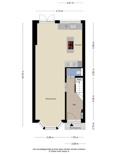 zwaluwstraat 46, haarlem – plattegrond 3