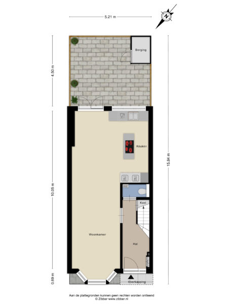 zwaluwstraat 46, haarlem – plattegrond