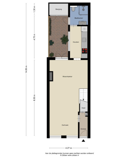 generaal de wetstraat 13, haarlem – plattegrond 4