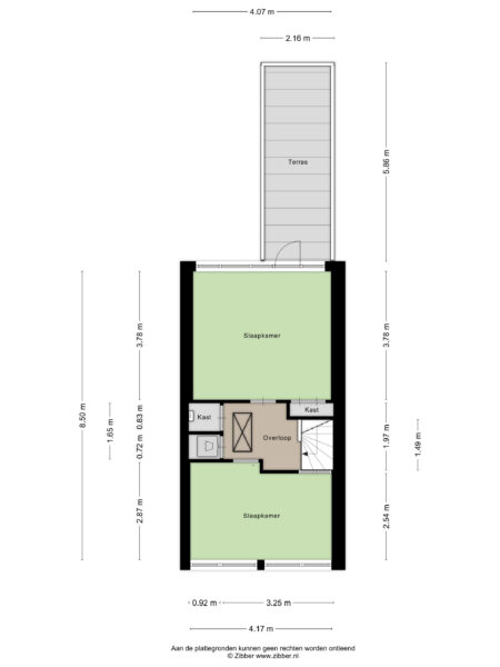 generaal de wetstraat 13, haarlem – plattegrond 3