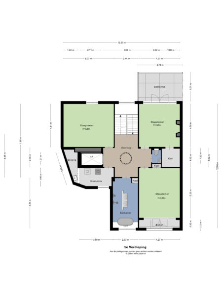 westerhoutpark 20, haarlem – plattegrond