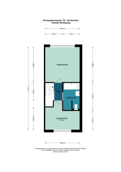 scheepsbouwweg 179, amsterdam – plattegrond 3