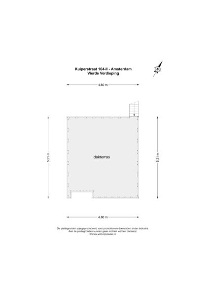 kuipersstraat 164 2, amsterdam – plattegrond 4