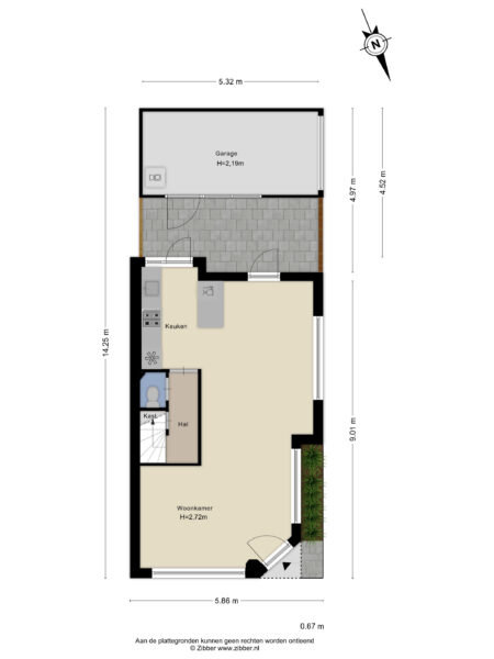 karel van manderstraat 61, haarlem – plattegrond 2