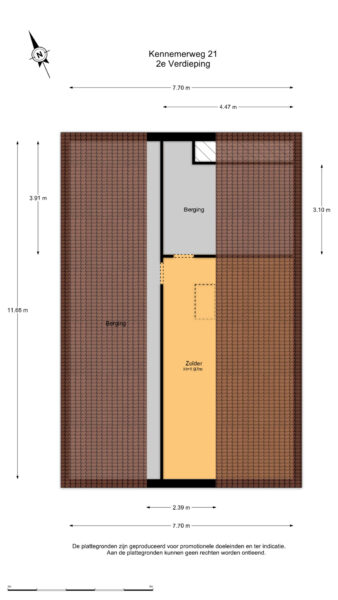 kennemerweg 21, bloemendaal – plattegrond 5
