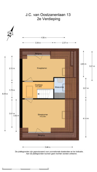 j.c. van oostzanenlaan 13, heemstede – plattegrond 6