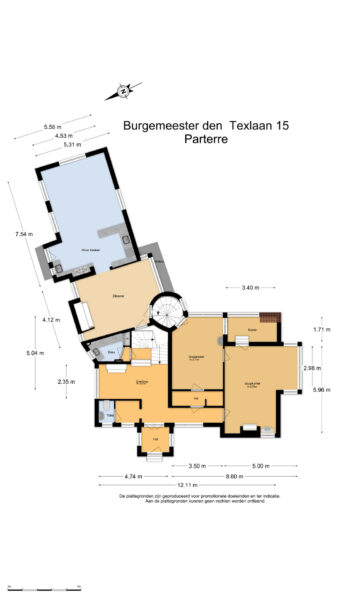 burgemeester den texlaan 15, aerdenhout – plattegrond 3
