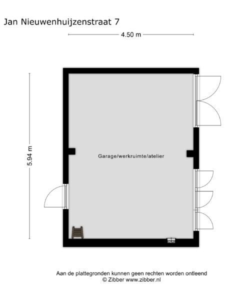 brouwersstraat 27, haarlem – plattegrond 4