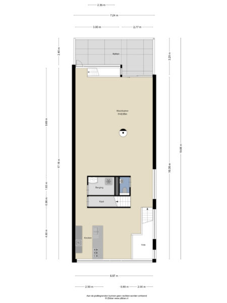 eendenkooistraat 2, haarlem – plattegrond 3