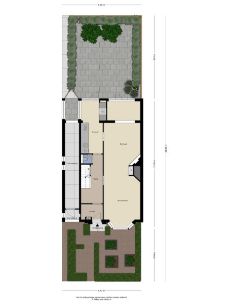 crayenesterlaan 61, haarlem – plattegrond 2