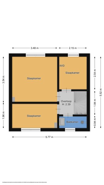 ruysstraat 66, bussum – plattegrond 2