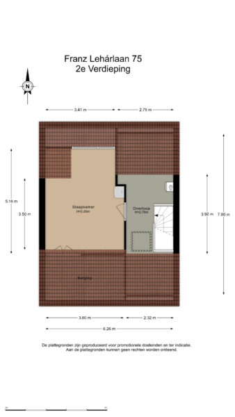 franz lehárlaan 75, heemstede – plattegrond 4