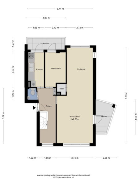 jacques perklaan 26, haarlem – plattegrond 5