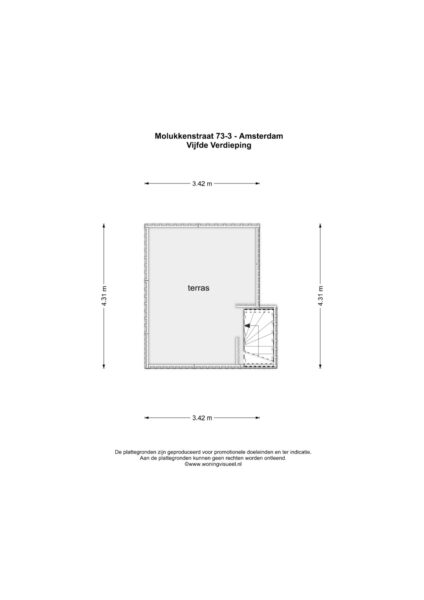 molukkenstraat 73 3, amsterdam – plattegrond 4