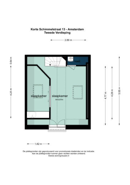 korte schimmelstraat 13, amsterdam – plattegrond 4
