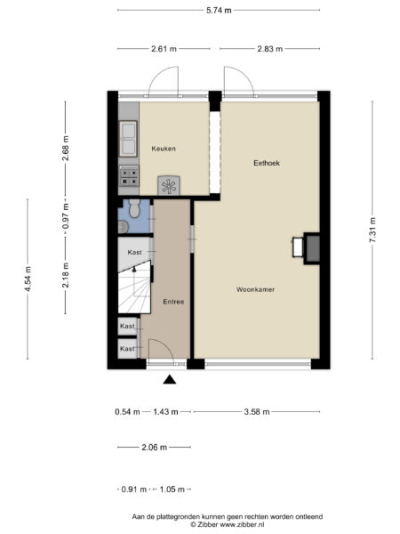 oostenrijklaan 29, haarlem – plattegrond