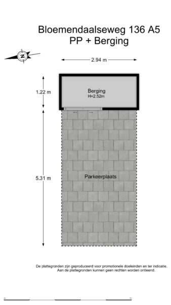 bloemendaalseweg 136a5, bloemendaal – plattegrond 3