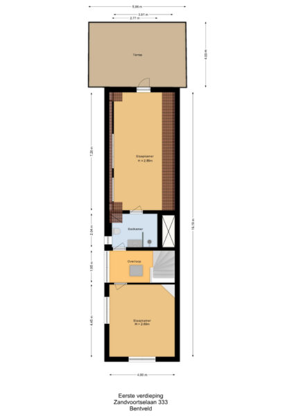 zandvoortselaan 333, bentveld – plattegrond 5