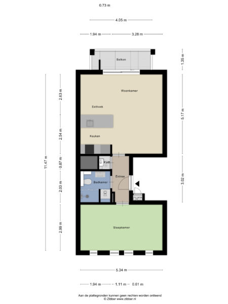 kleine houtstraat 112b, haarlem – plattegrond 2