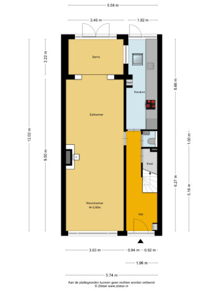 twijnderslaan 40, haarlem – plattegrond