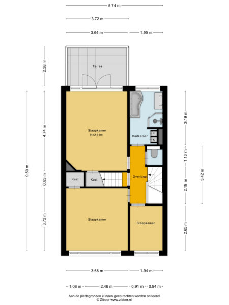 twijnderslaan 40, haarlem – plattegrond 4