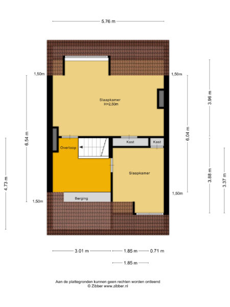 twijnderslaan 40, haarlem – plattegrond 5