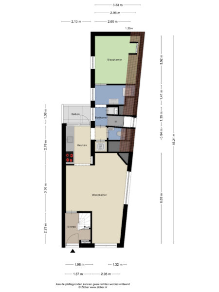 gedempte raamgracht 67rd, haarlem – plattegrond 2