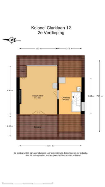 kolonel clarklaan 12, aerdenhout – plattegrond 6