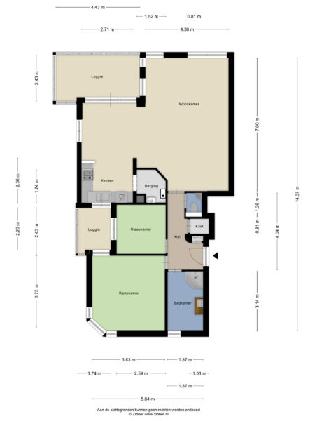kennemerplein 5c, haarlem – plattegrond 3