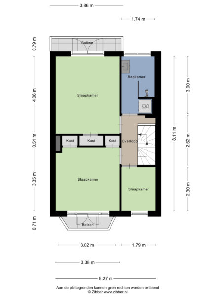 marnixstraat 156, haarlem – plattegrond 5