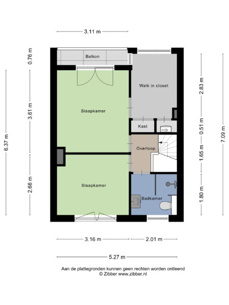 marnixstraat 156, haarlem – plattegrond 6