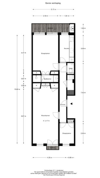 ceintuurbaan 27 1, amsterdam – plattegrond 2