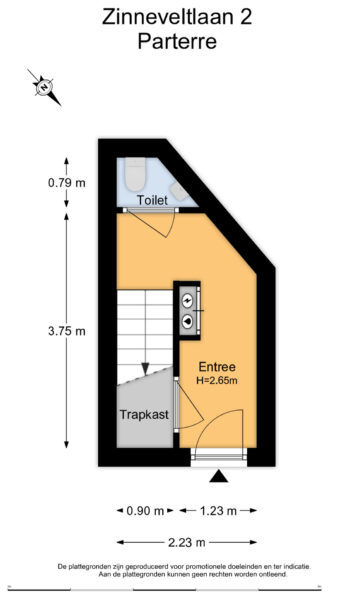 zinneveltlaan 2, santpoort zuid – plattegrond 3