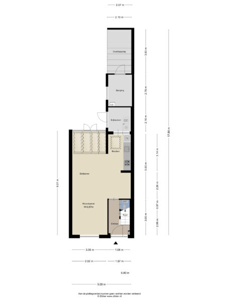 dickmansstraat 35, haarlem – plattegrond 3