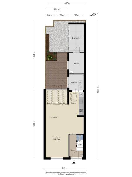 dickmansstraat 35, haarlem – plattegrond