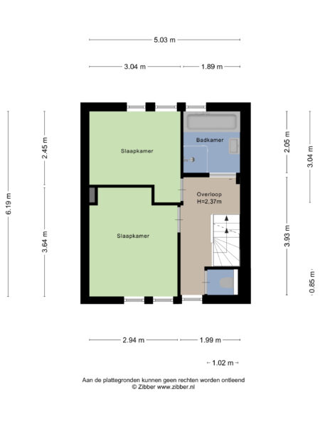 dickmansstraat 35, haarlem – plattegrond 2