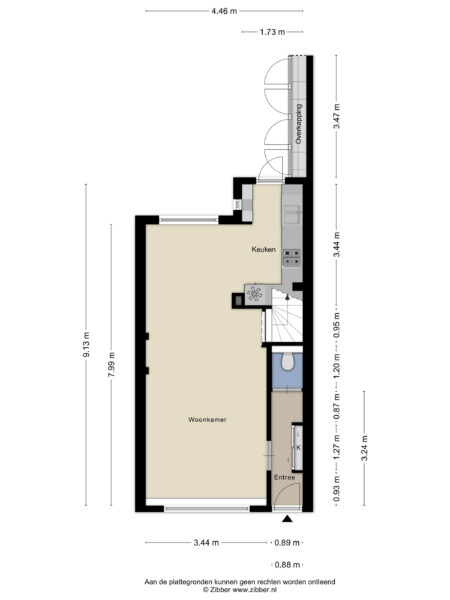 ijsselstraat 4, haarlem – plattegrond